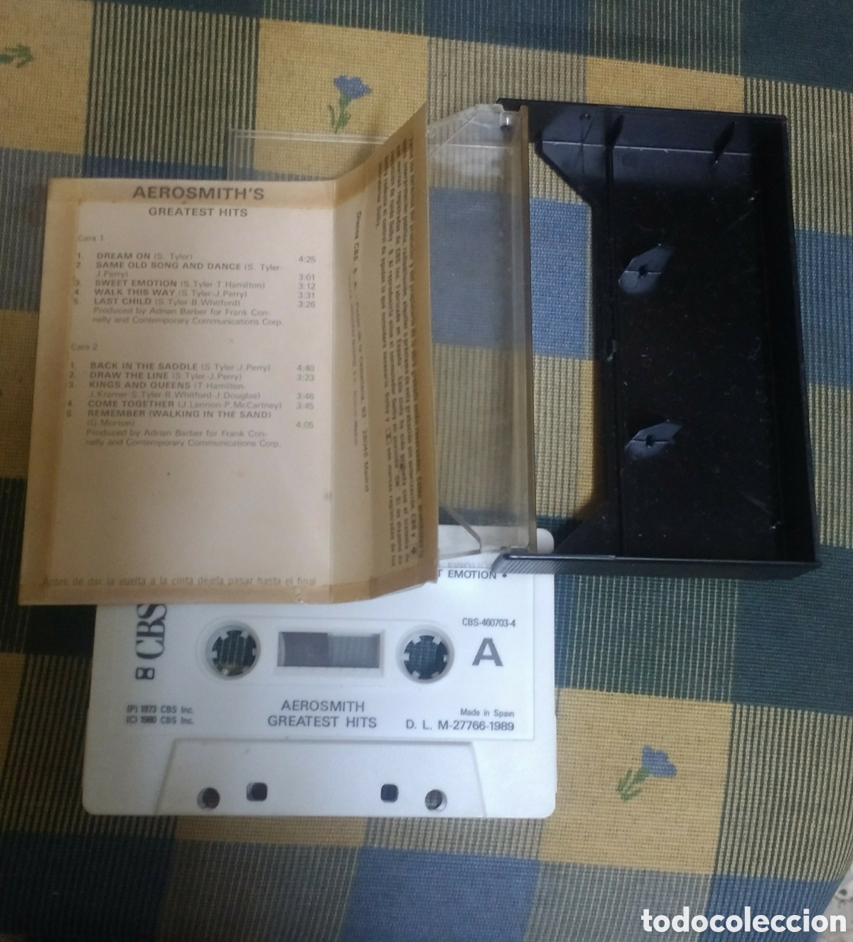 Casetes antiguos: Cinta magnetof&oacute;nica Aerosmiths Greatest hits - Foto 2
