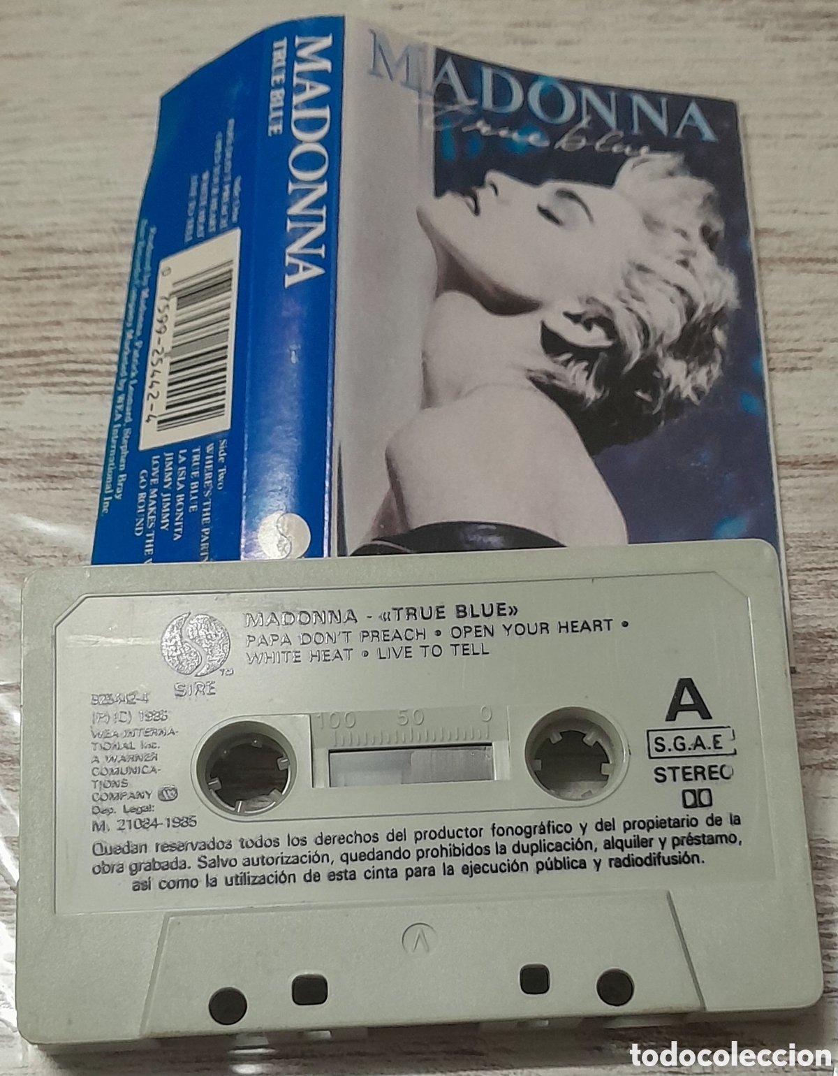 Casetes antiguos: MADONNA - TRUE BLUE - WARNER 1985 - Foto 1