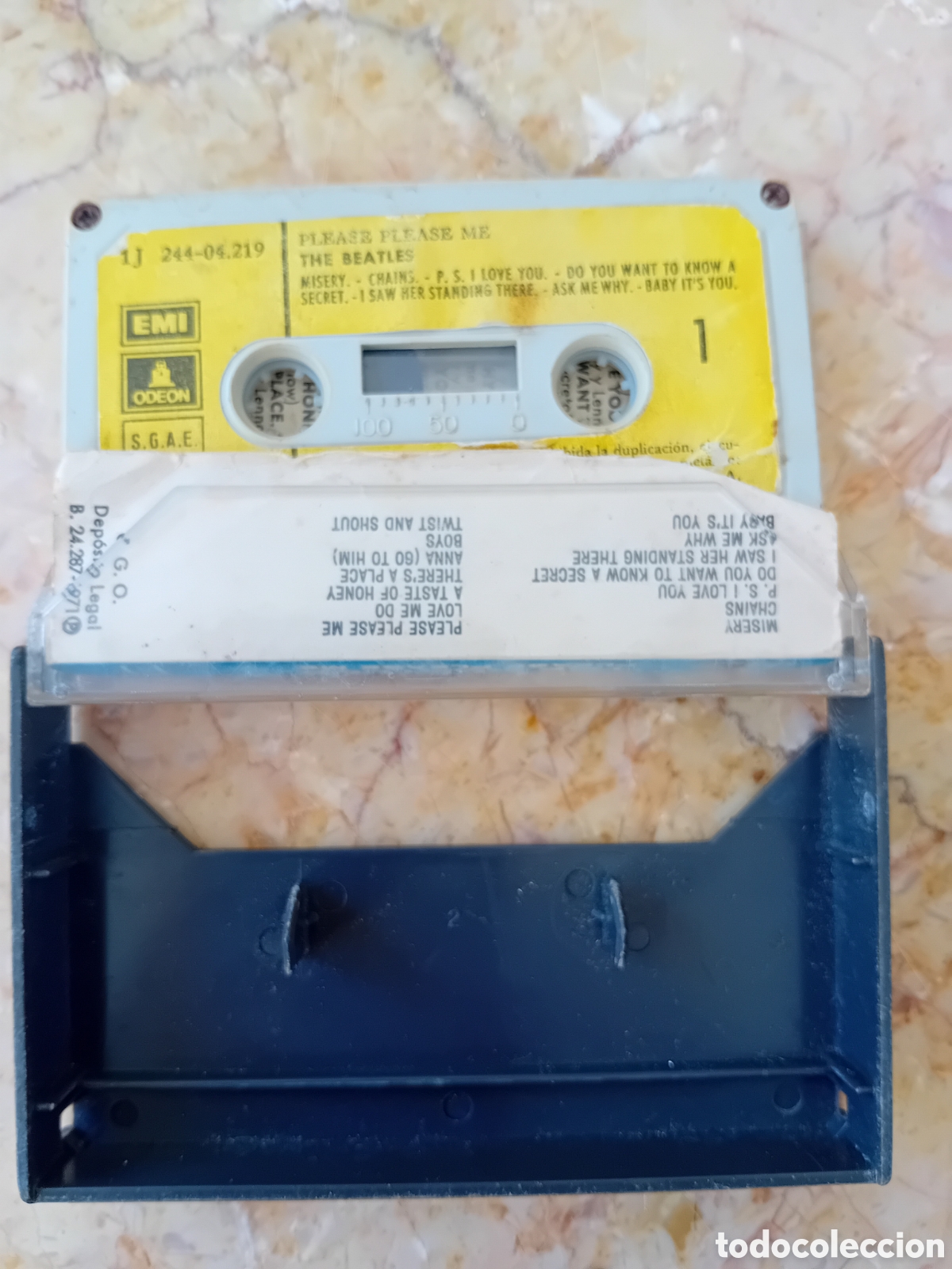 Casetes antiguos: CASSETTE THE BEATLES - PLEASE PLEASE ME - Foto 3