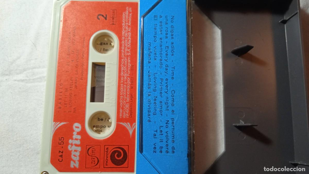 Casetes antiguos: Basilio - zafiro - a&ntilde;o 1970. - Foto 2