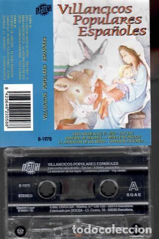 Casetes antiguos: VILLANCICOS POPULARES ESPA&Ntilde;OLES DIFICIL CASSETTE COLECCIONISTAS