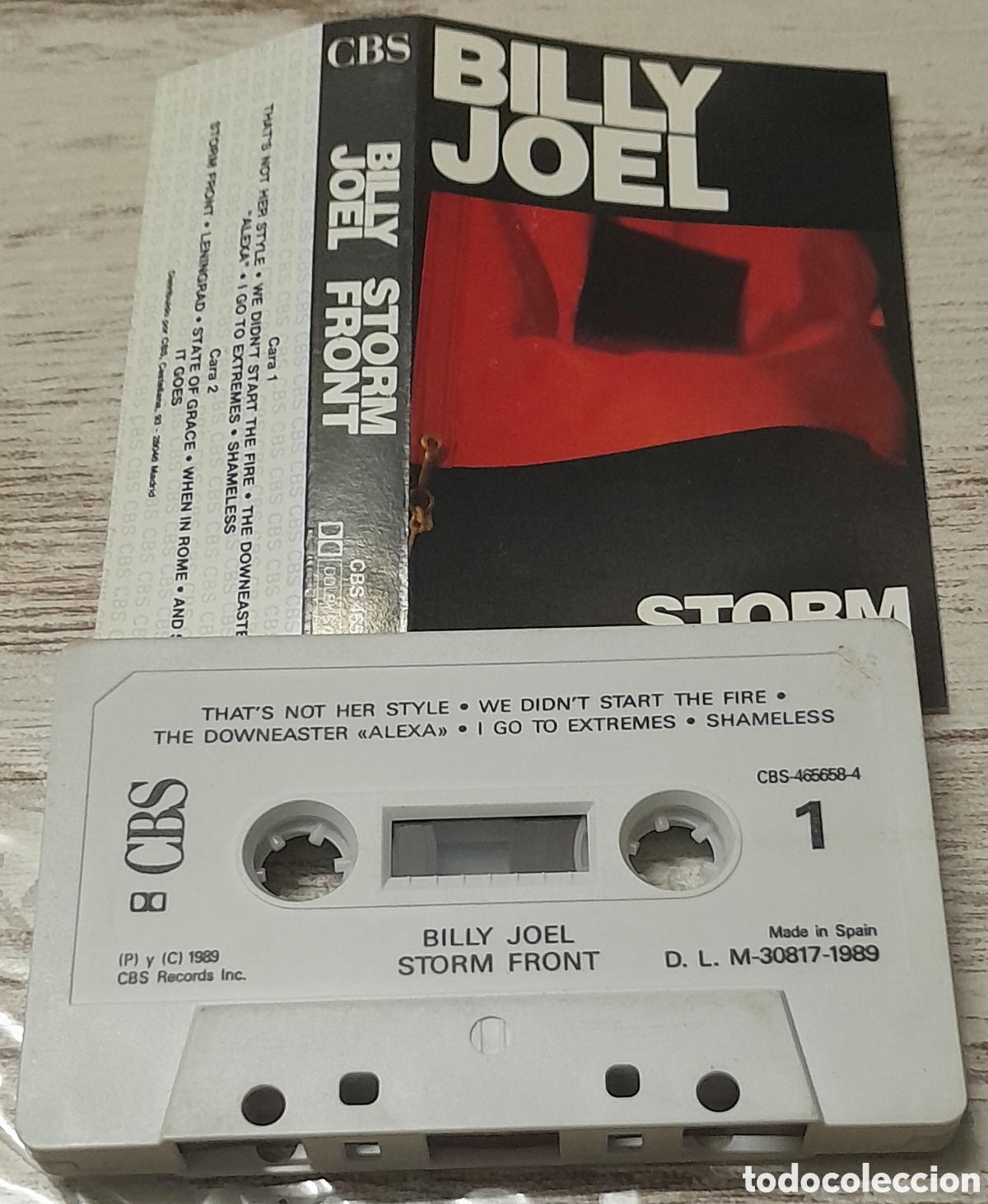 Casetes antiguos: BILLY JOEL - STORM FRONT - Foto 1