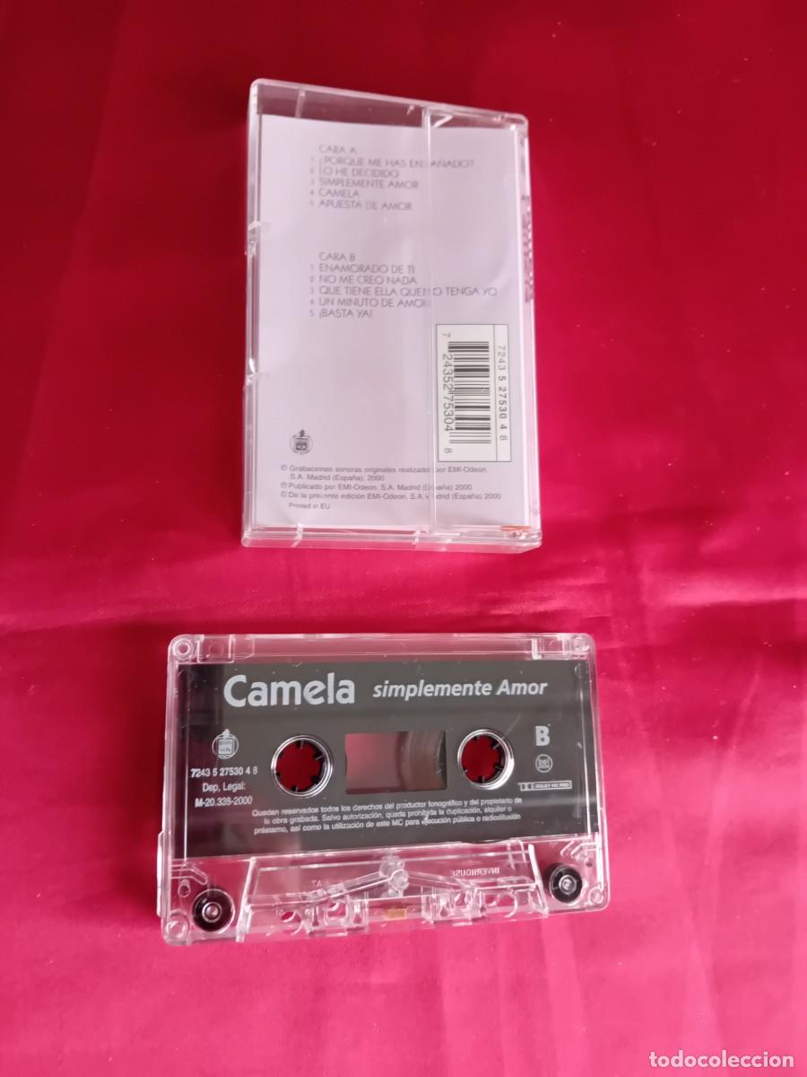 Casetes antiguos: Camela simplemente amor a&ntilde;o 2000 - Foto 2