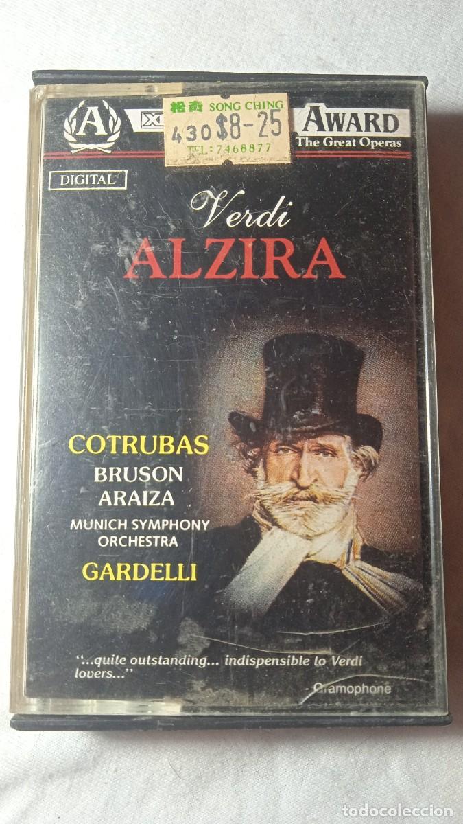 Casetes antiguos: Cassette Giuseppe Verdi - Alzira. - Foto 1