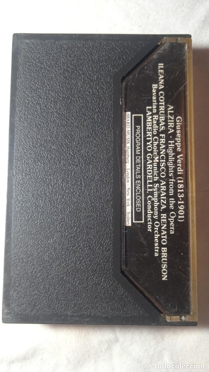 Casetes antiguos: Cassette Giuseppe Verdi - Alzira. - Foto 2