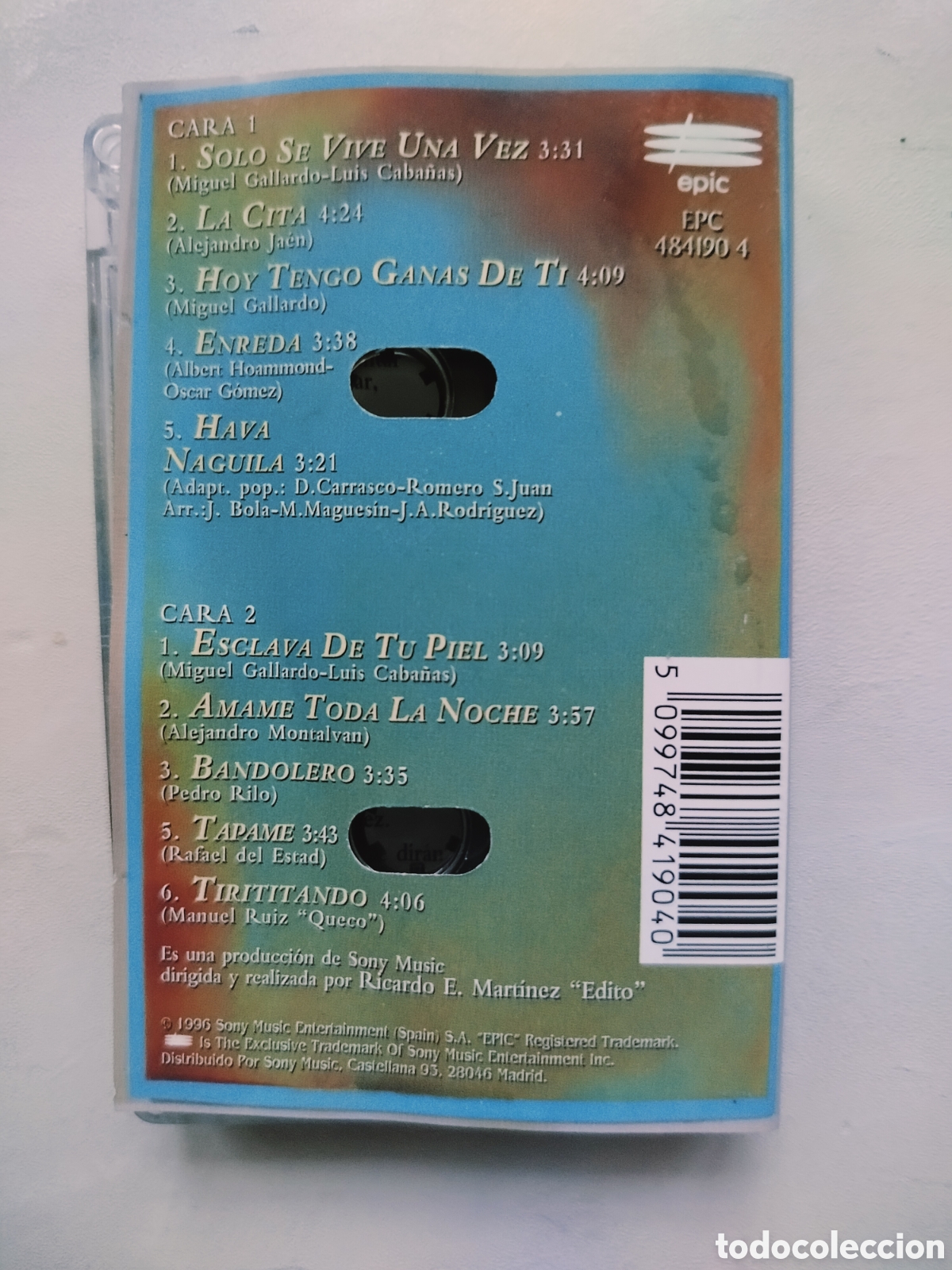 Casetes antiguos: Cassette Az&uacute;car Moreno - Foto 2
