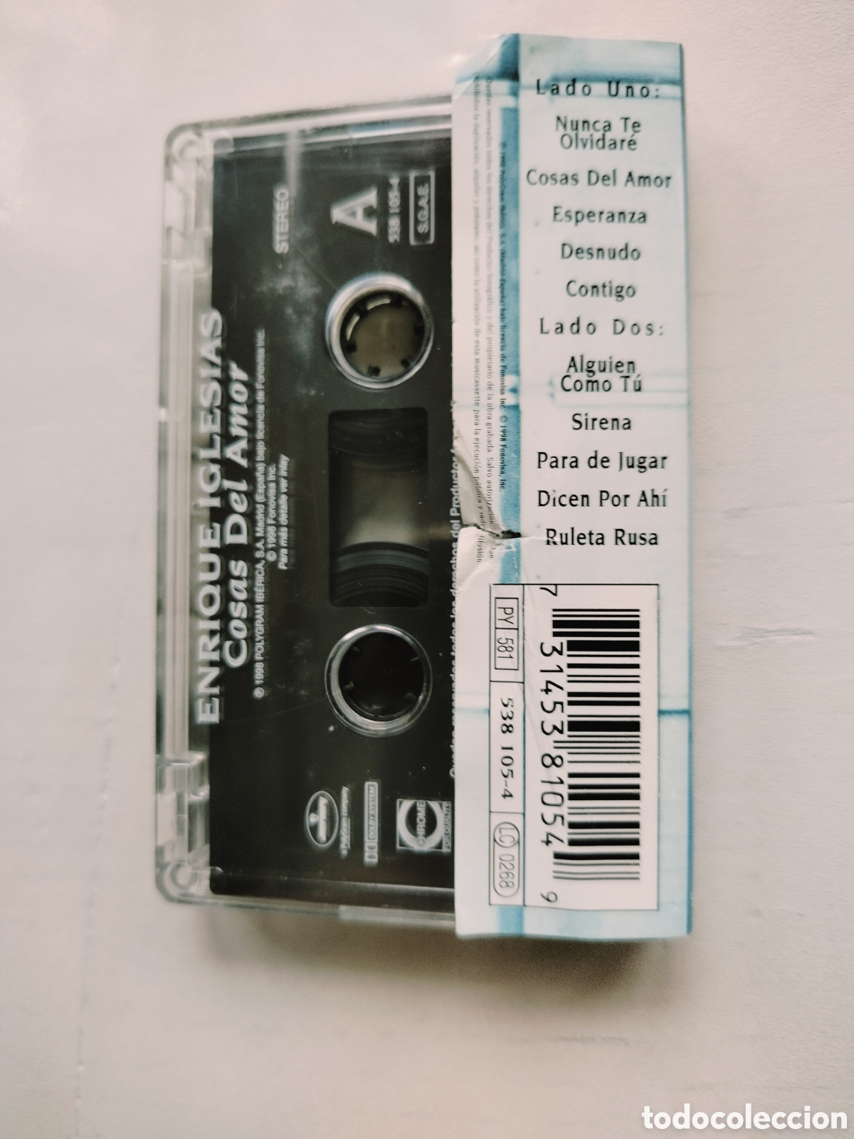 Casetes antiguos: Cass Enrique Iglesias - Foto 2