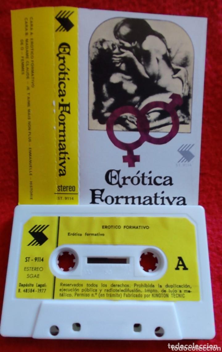 Cassettes Anciennes: EROTICA FORMATIVA -CASSETTE 1977 A: SPOKEN EROTICO FORMATIVO B: MUSICA PARA AMBIENTAR LAS PRACTICAS