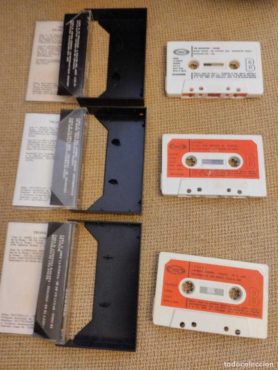 Casetes antiguos: Lote cintas de cassette Triana - Foto 2