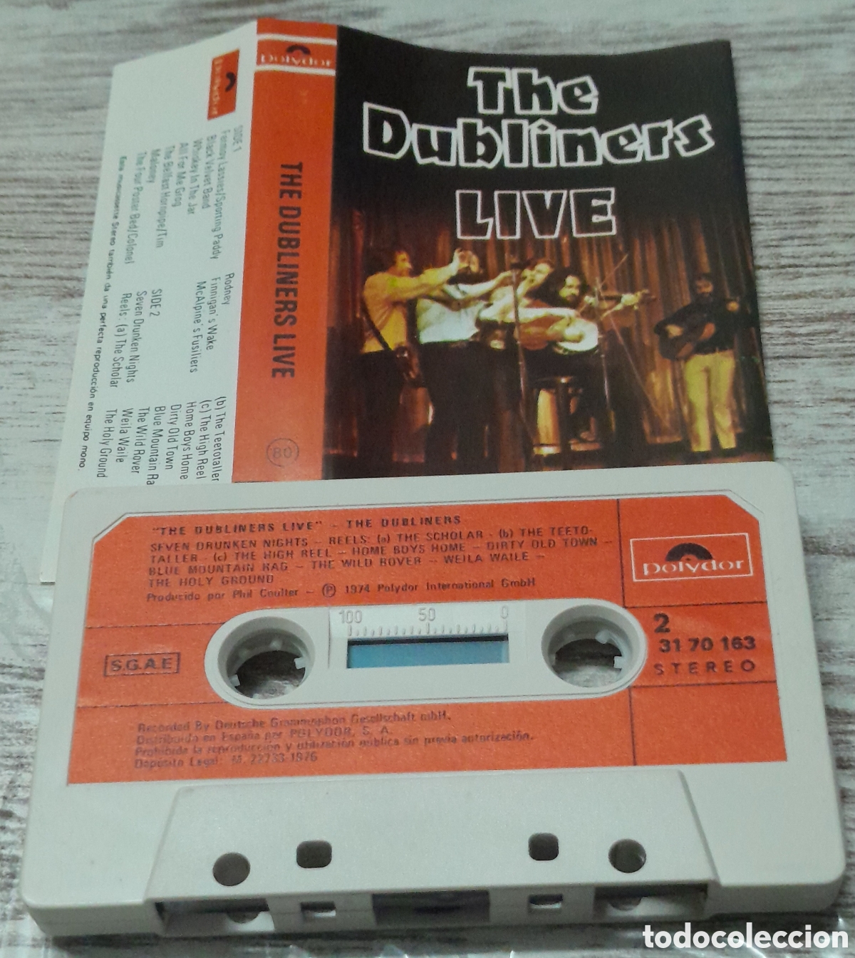 Casetes antiguos: THE DUBLINERS - LIVE - POLYDOR - Foto 1