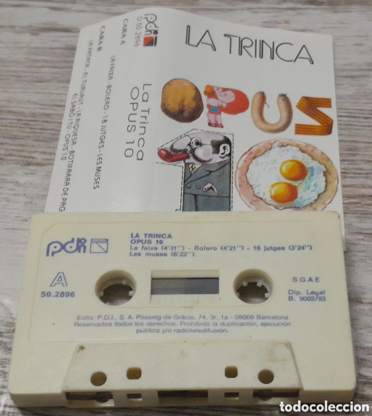 Casetes antiguos: LA TRINCA - OPUS 10 - PDI - Foto 1