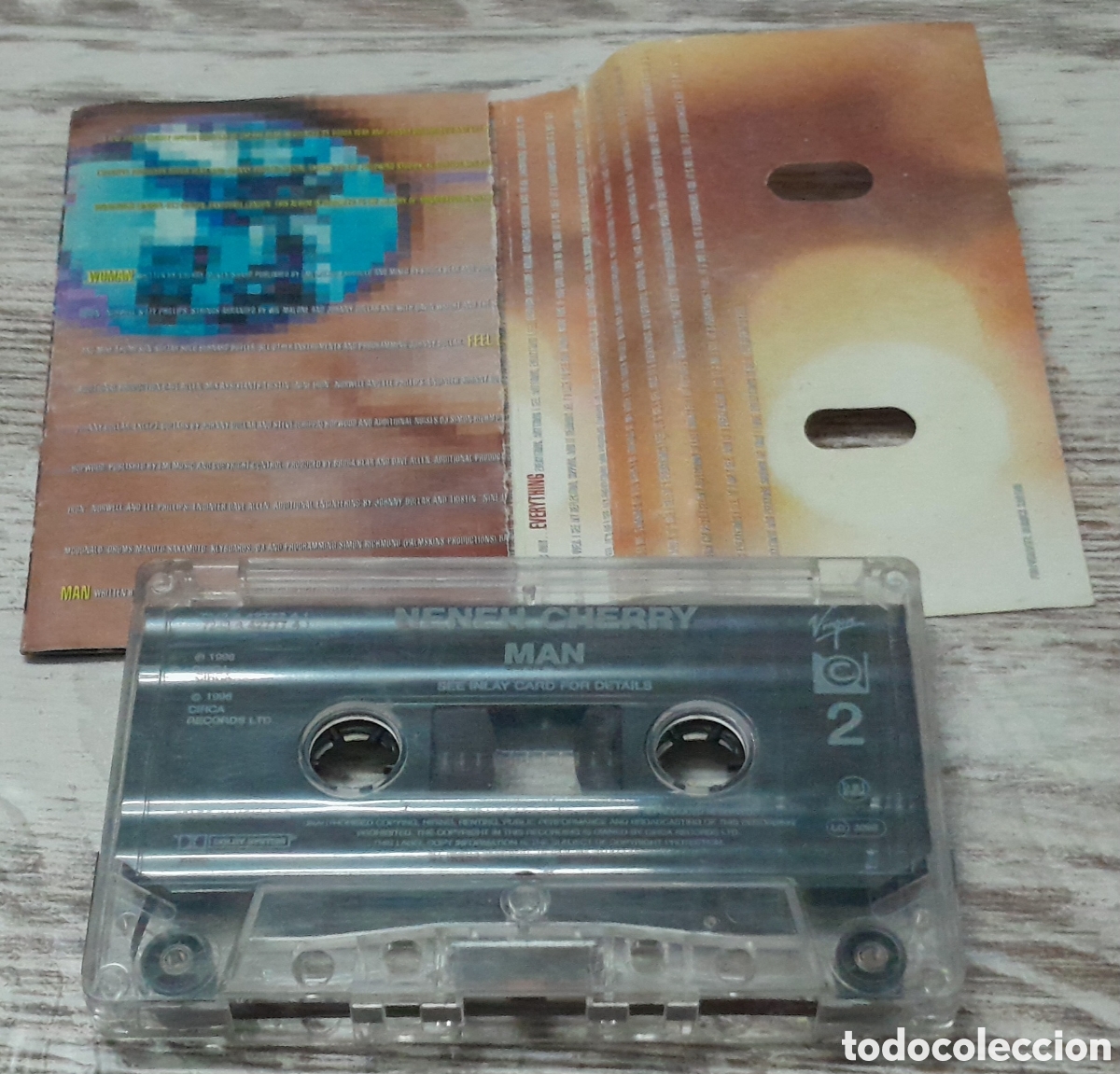 Casetes antiguos: NENEH CHERRY - MAN - VIRGIN HOLLAND - Foto 2