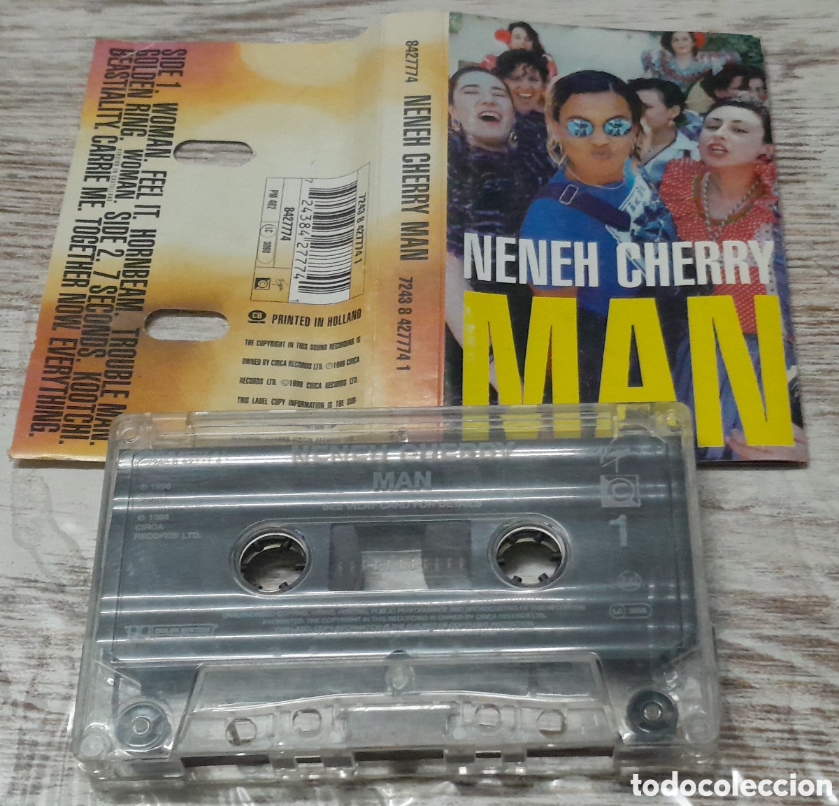 Casetes antiguos: NENEH CHERRY - MAN - VIRGIN HOLLAND - Foto 1