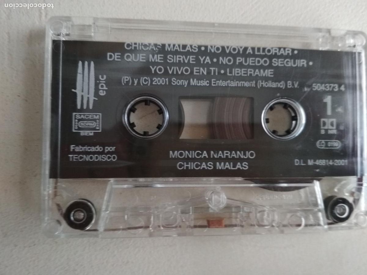 Casetes antiguos: M&oacute;nica Naranjo &lrm;&ndash; Minage, ed espa&ntilde;ola, 2000 - Foto 7