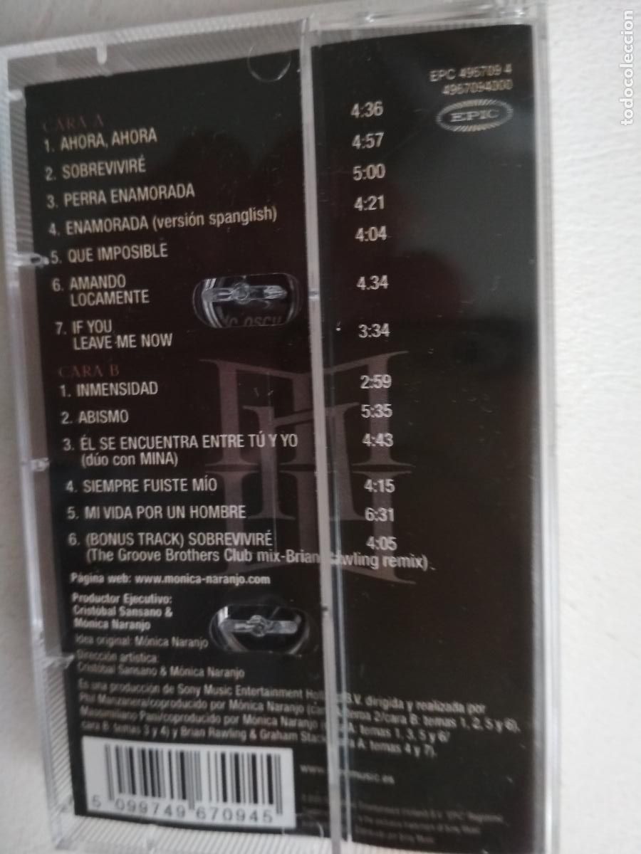 Casetes antiguos: M&oacute;nica Naranjo &lrm;&ndash; Minage, ed espa&ntilde;ola, 2000 - Foto 9