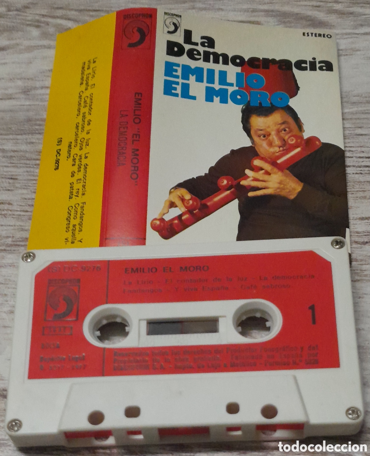 Casetes antiguos: EMILIO EL MORO - LA DEMOCRACIA - Foto 1