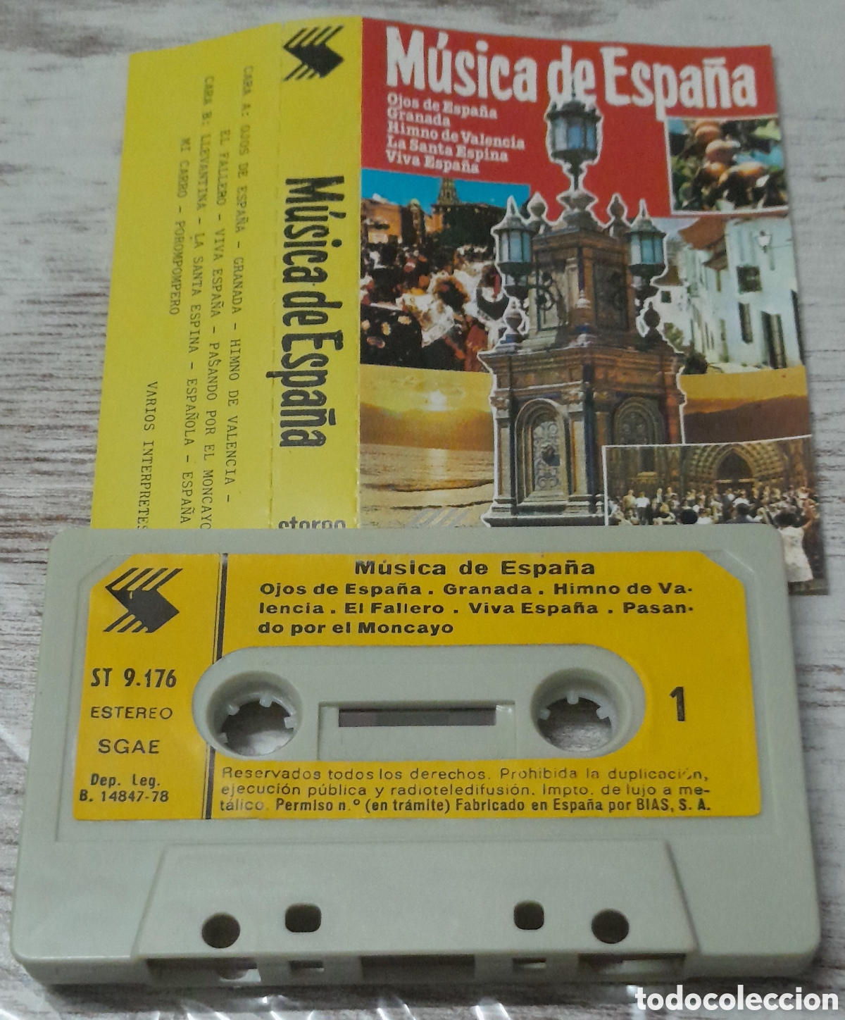 Casetes antiguos: M&Uacute;SICA DE ESPA&Ntilde;A - 1978 - Foto 1