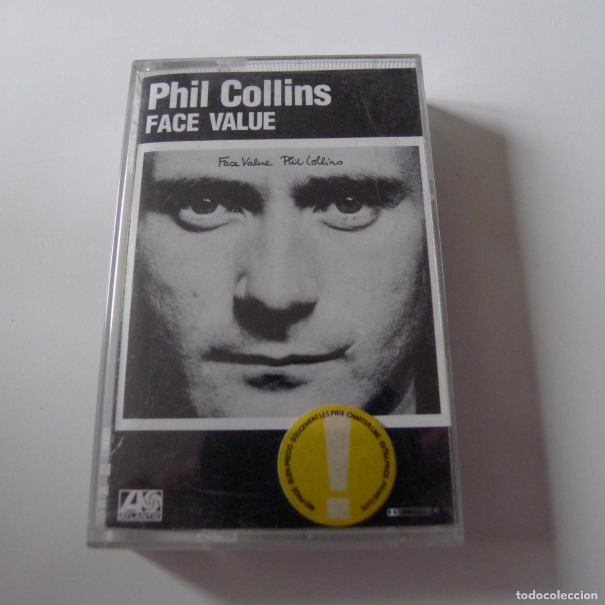 Casetes antiguos: CASETE PHIL COLLINS : FACE VALUE - Foto 1