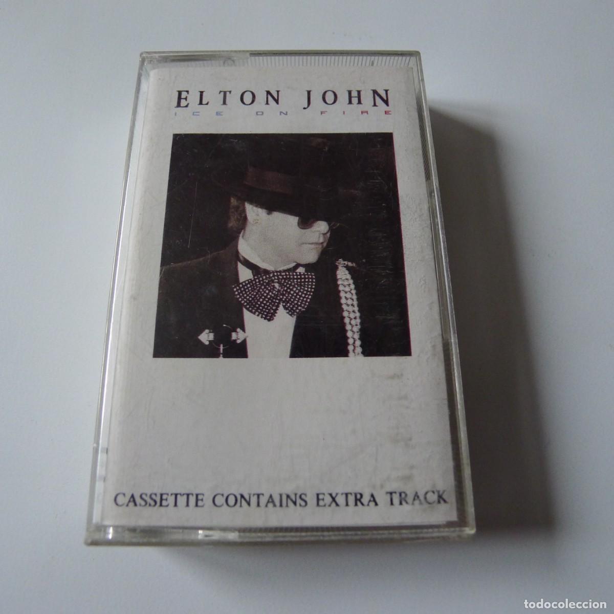 Casetes antiguos: CASETE ELTON JOHN : ICE ON FIRE - Foto 1