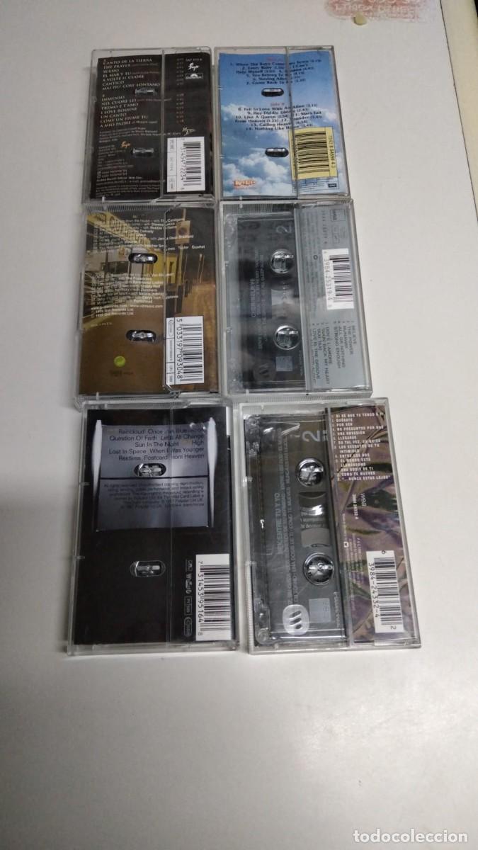 Casetes antiguos: LOTE DE SEIS CINTAS DE CASETTE DE LOS 90 - Foto 2