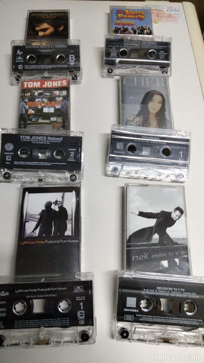 Casetes antiguos: LOTE DE SEIS CINTAS DE CASETTE DE LOS 90 - Foto 3
