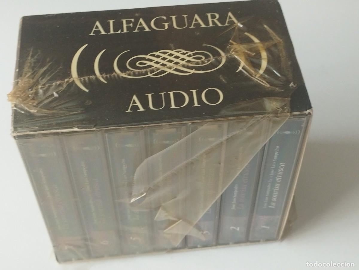 Casetes antiguos: 7 CASETES AUDIO LIBRO ALFAGUARA LA SONRISA ETRUSCA