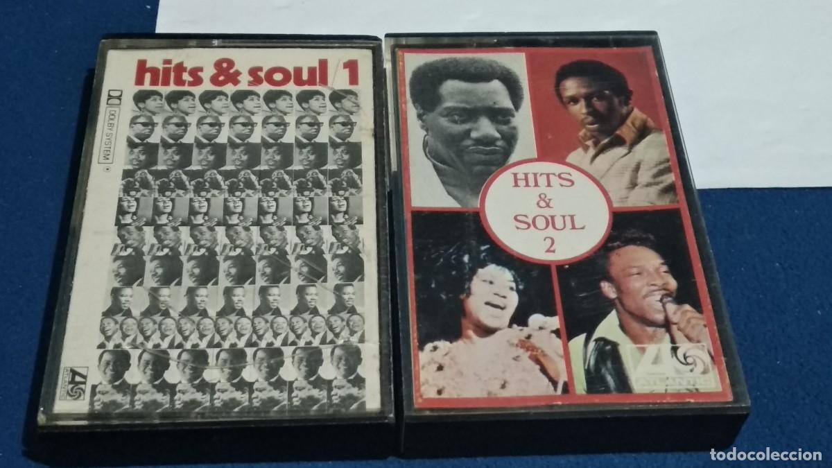 Casetes antiguos: Hits & Soul 1 Y 2 - &Eacute;xitos soul. Editado por Hispavox 1976 DOBLE CASETE 2 CINTAS -EN CORRECTO ESTADO