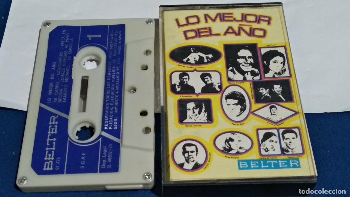 Casetes antiguos: LO MEJOR DEL A&Ntilde;O / GRANDES &Eacute;XITOS -1970 BELTER FLAMENCO COPLA CASETE CINTA - EN CORRECTO ESTADO