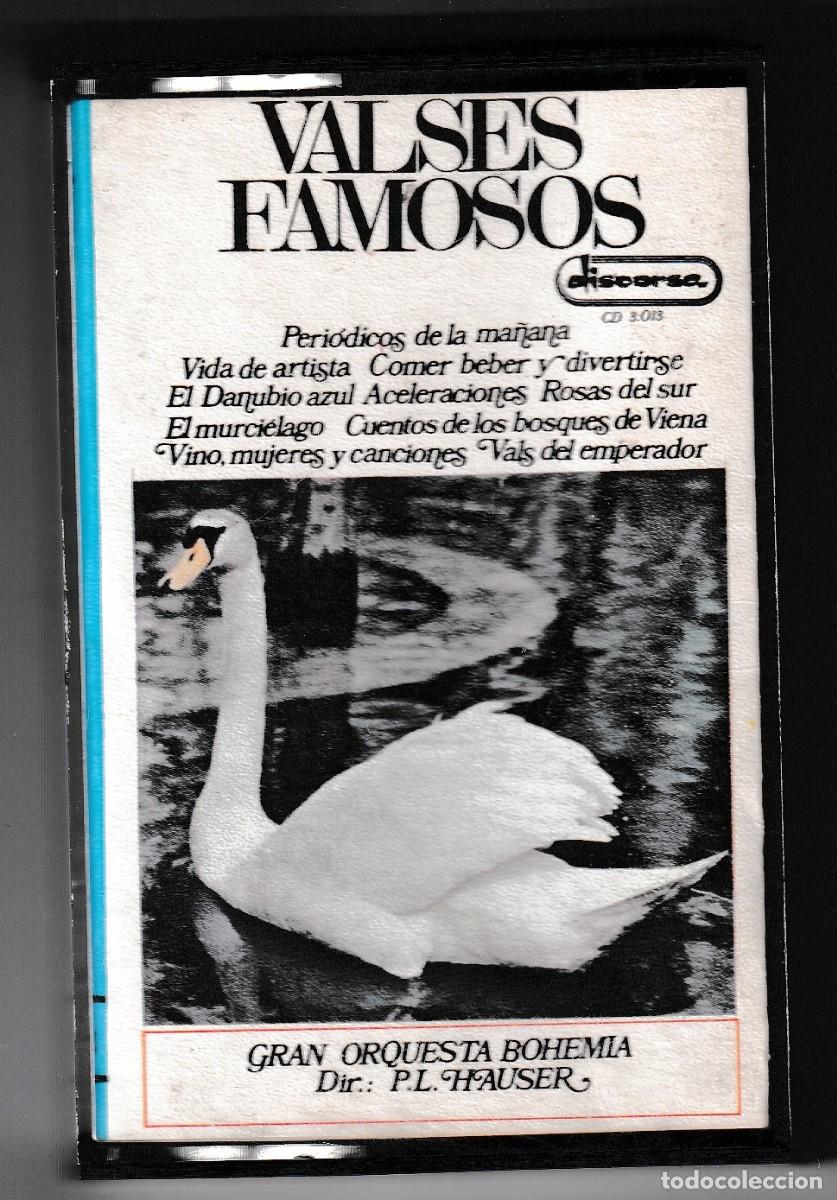 Alte Kassetten: CASSETTE: VALSES FAMOSOS - Cuentos de los bosques de Viena / Comer, beber y divertirse / ... -