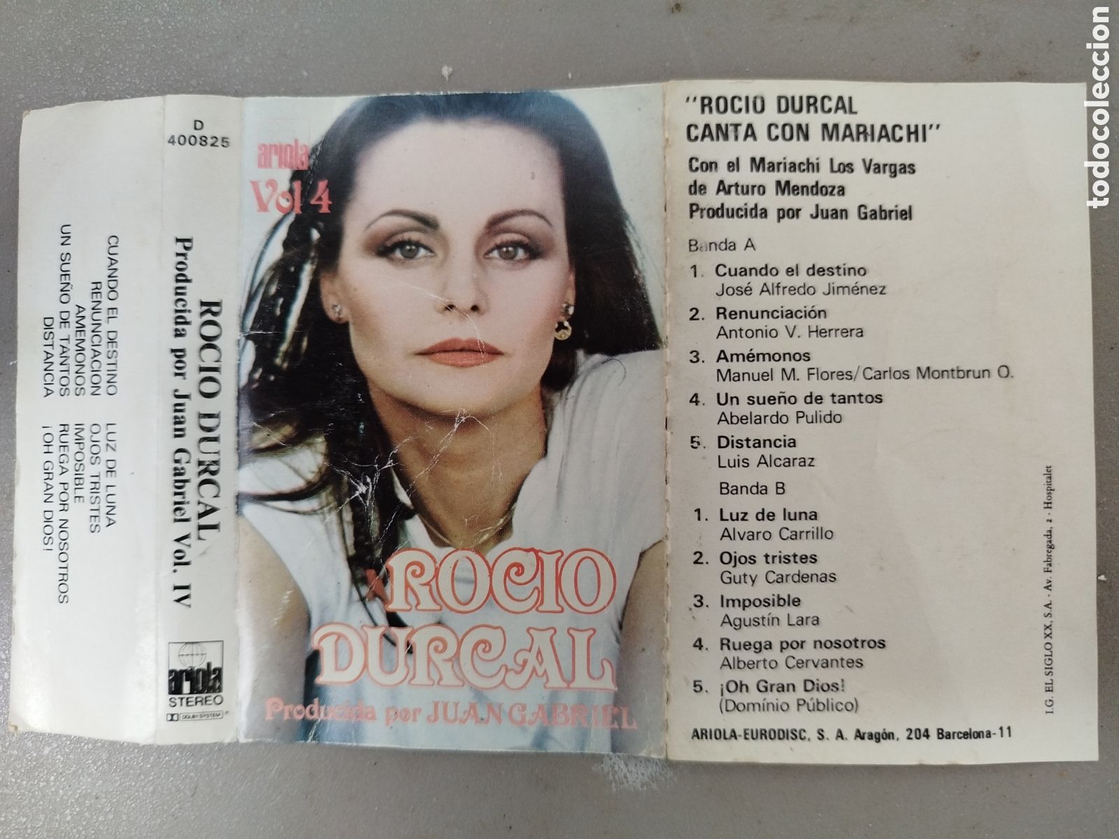 Casetes antiguos: Roc&iacute;o D&uacute;rcal canta con Mariachi - Foto 1