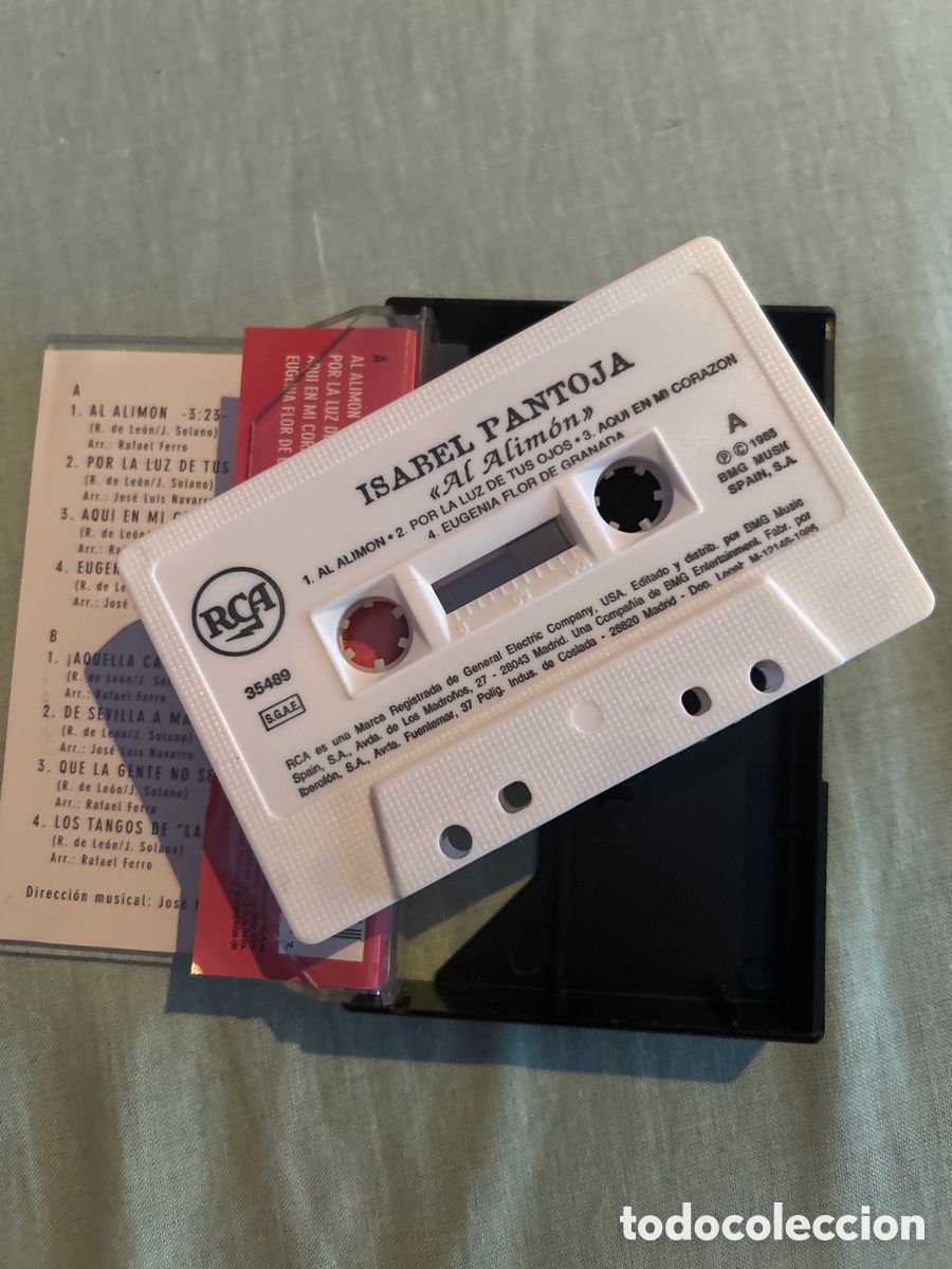 Casetes antiguos: Cassette ISABEL PANTOJA, Al alimon 1985 - Foto 5