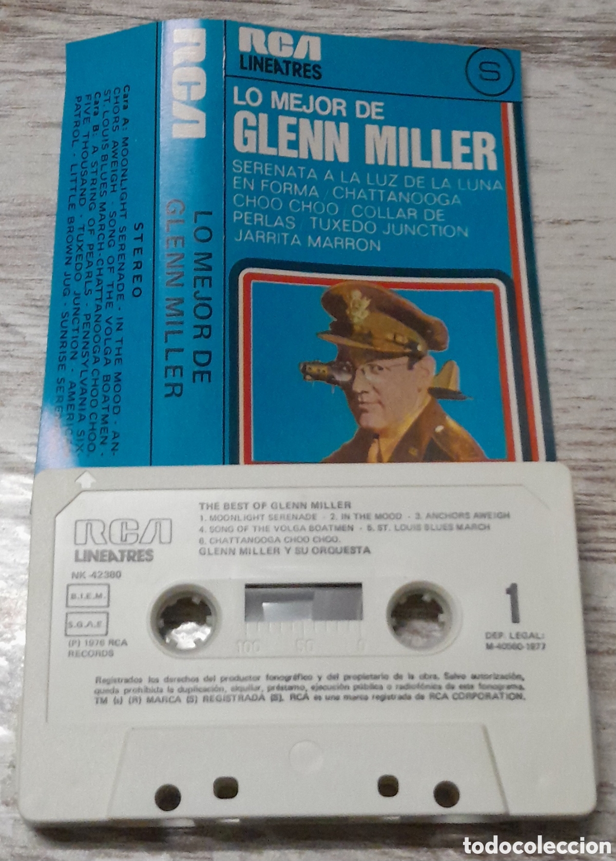 Casetes antiguos: GLENN MILLER - LO MEJOR DE - Foto 1