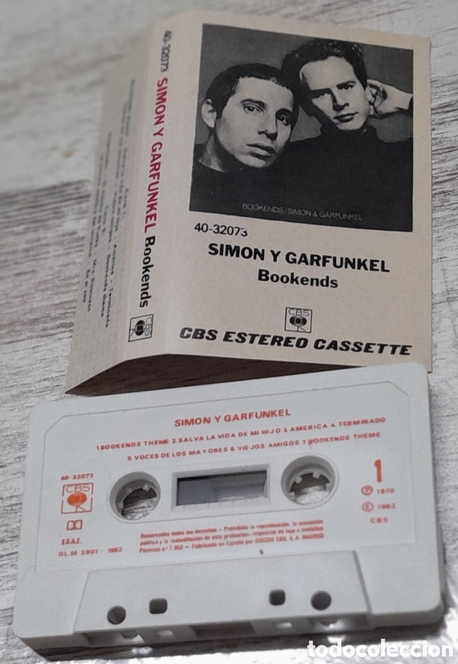 Casetes antiguos: SIMON Y GARFUNKEL - BOOKENDS - Foto 1