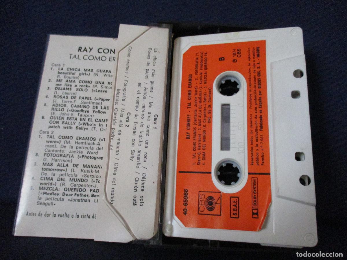 Casetes antiguos: CINTA CASETE / RAY CONNIFF &middot; TAL COMO &Eacute;RAMOS - CBS 1974 - Foto 3