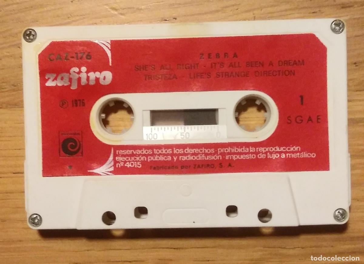 Casetes antiguos: ZEBRA : &rdquo;ZEBRA&rdquo; CASSETE 1976- PROG ROCK - Foto 2