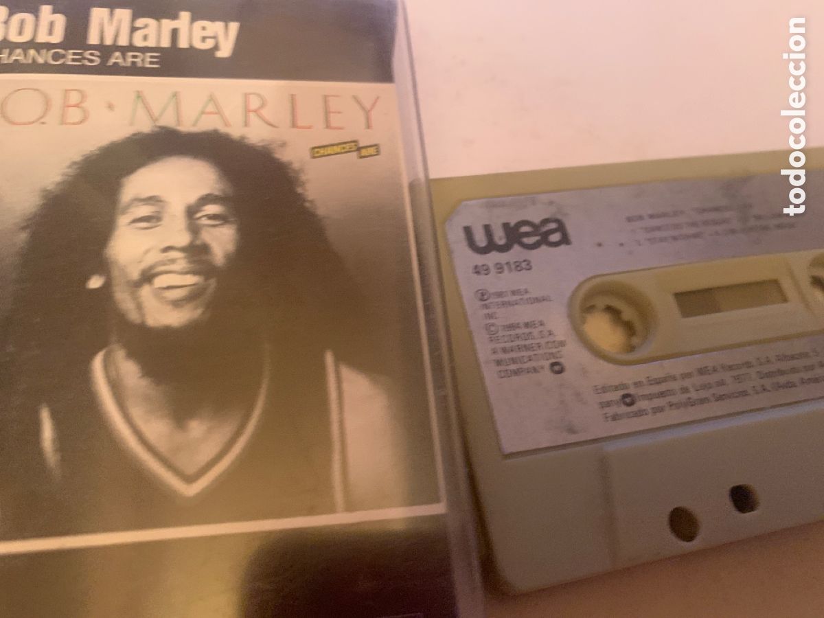 Casetes antiguos: Bob marley chances are casete reggae - Foto 1