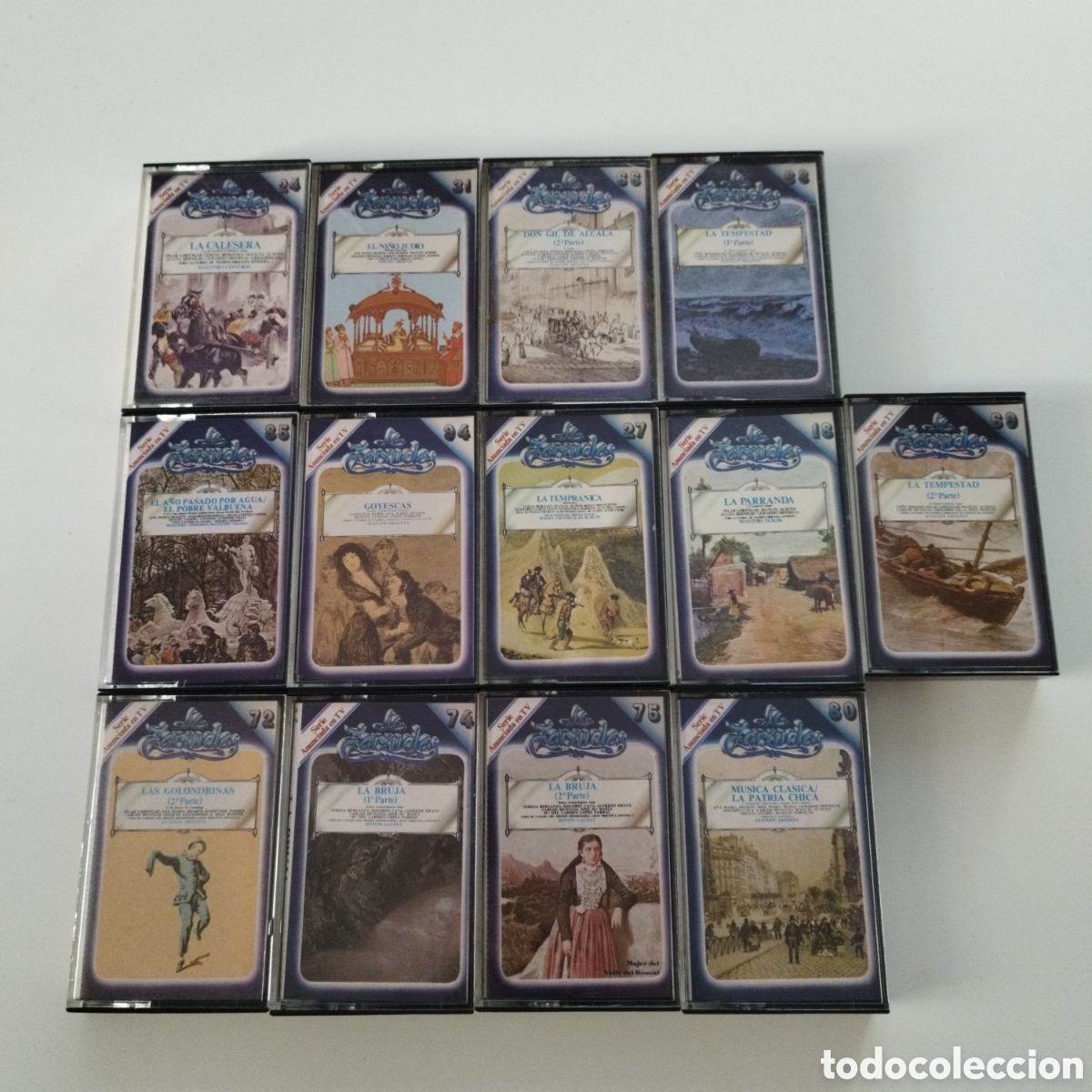 Casetes antiguos: LOTE 13 CASSETTES / LA ZARZUELA /