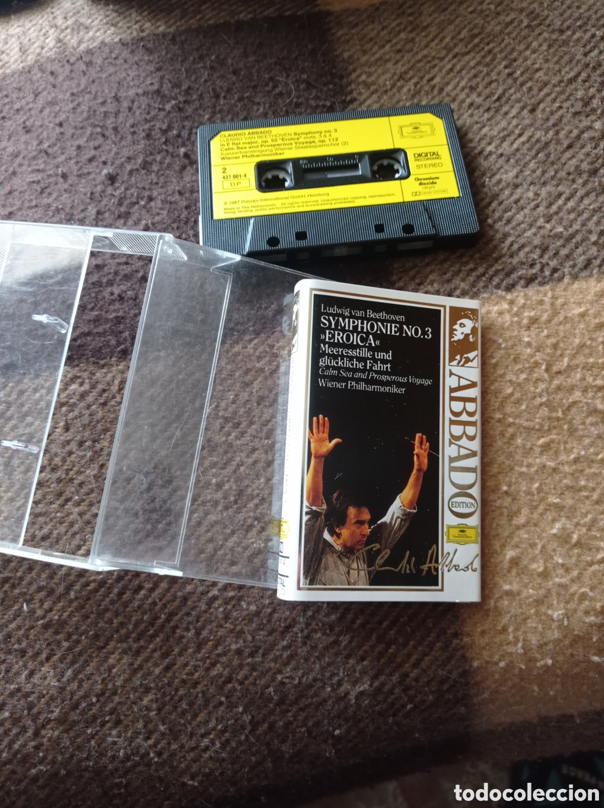 Casetes antiguos: Beethoven - Abbado: sinfon&iacute;a 3 - Foto 2