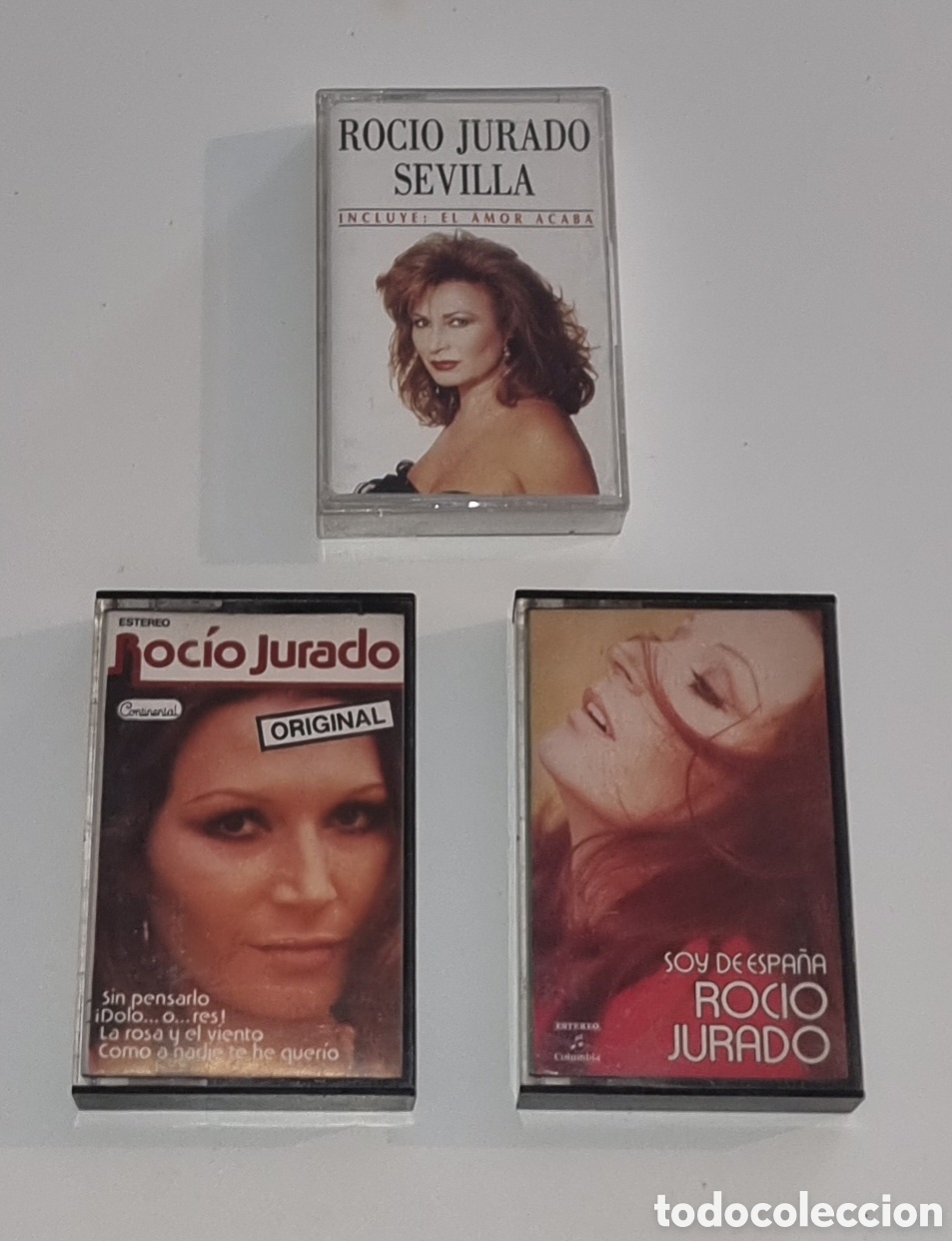 Casetes antiguos: ROC&Iacute;O JURADO / PACK 3 CASSETTES - Foto 1