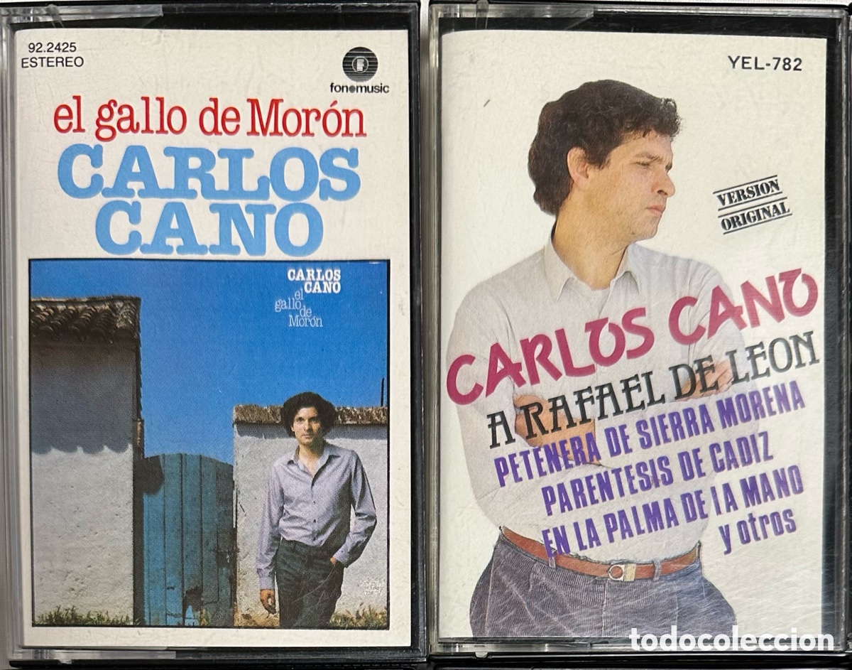 Casetes antiguos: Colecci&oacute;n Carlos Cano, 7 cintas casets. - Foto 3