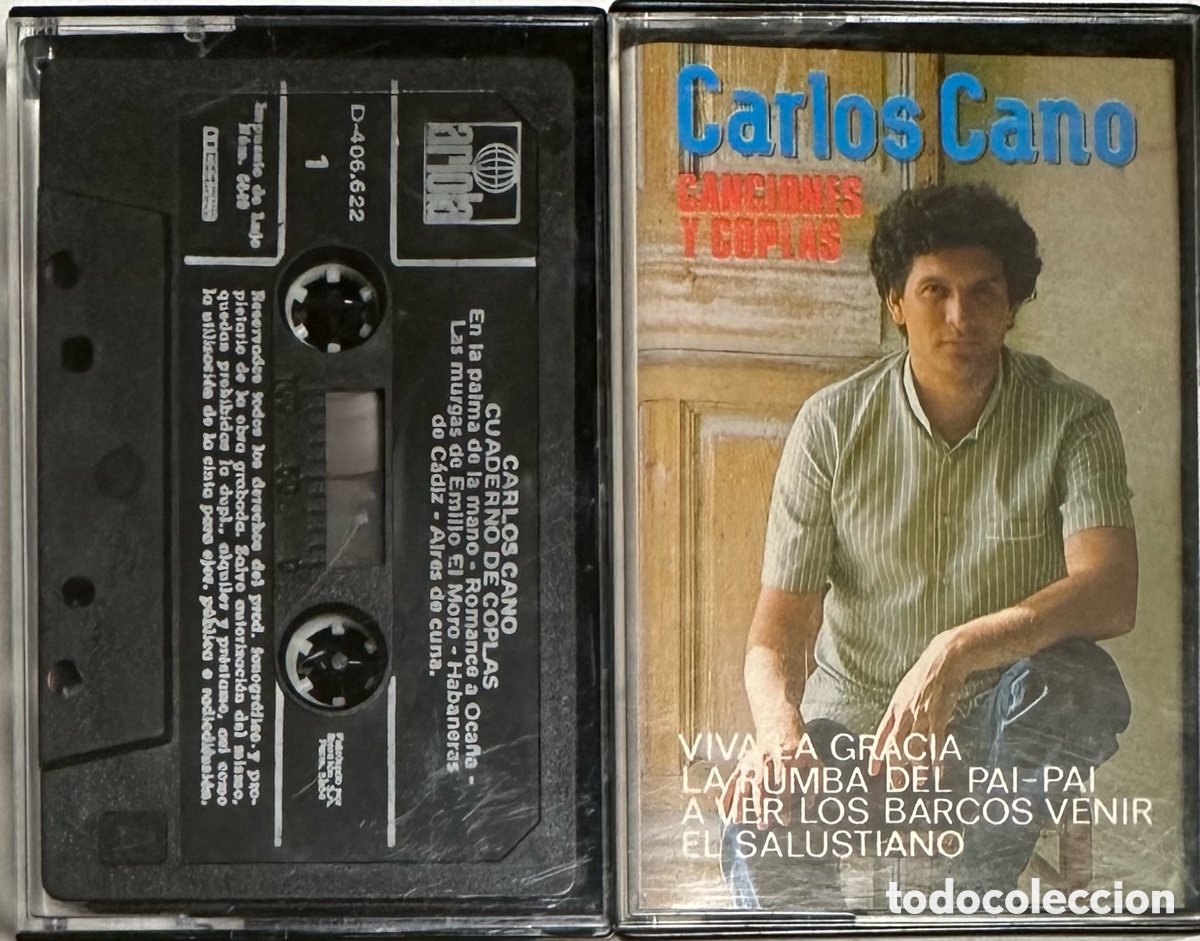 Casetes antiguos: Colecci&oacute;n Carlos Cano, 7 cintas casets. - Foto 6