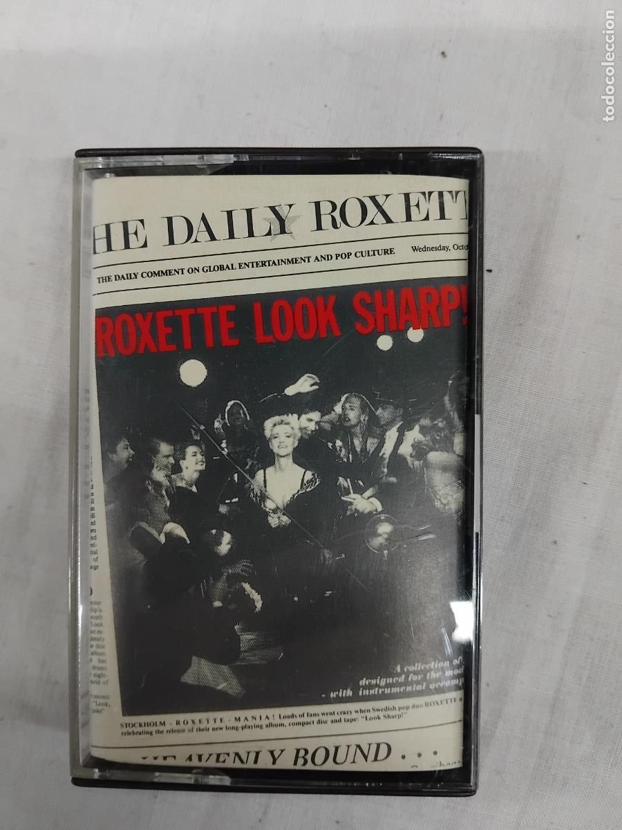 Casetes antiguos: CASSETTE - ROXETTE - LOOK SHARP. - Foto 1