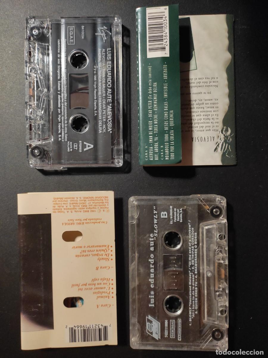 Casetes antiguos: LOTE PACK CINTA CASSETTE LUIS EDUARDO AUTE - Foto 2