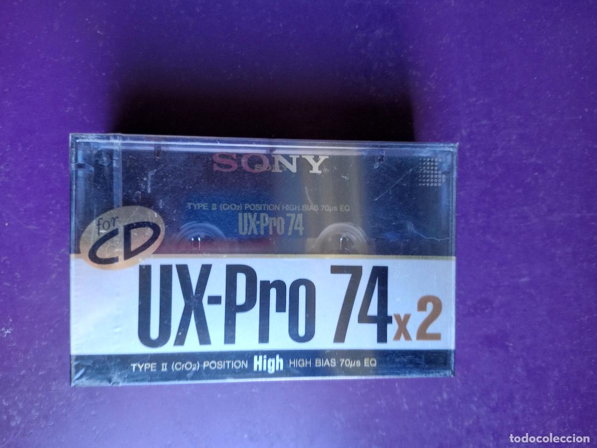 Casetes antiguos: PACK DOBLE CASETE SONY CHROMO UX-PRO 74 MINUTOS - VIRGEN PRECINTADA