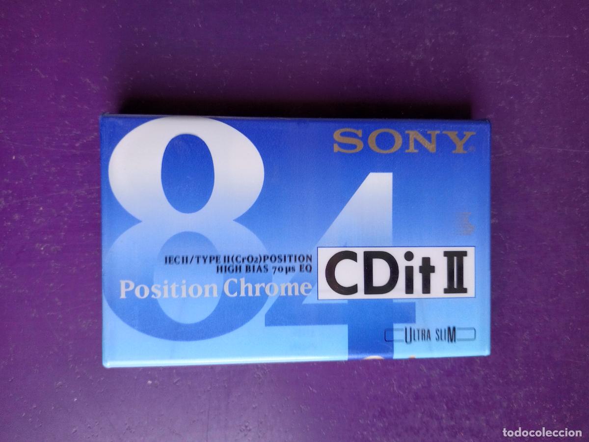 Casetes antiguos: CASETE SONY CD IT II CHROMO 84 MINUTOS - VIRGEN PRECINTADA