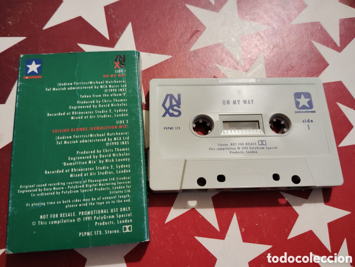 Casetes antiguos: INXS - SUICIDE BLONDE / OH MY WAY , 1991 - Foto 2
