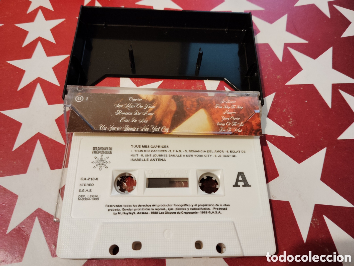 Casetes antiguos: ISABELLE ANTENA - TOUS MES CAPRICES , 1988. - Foto 2