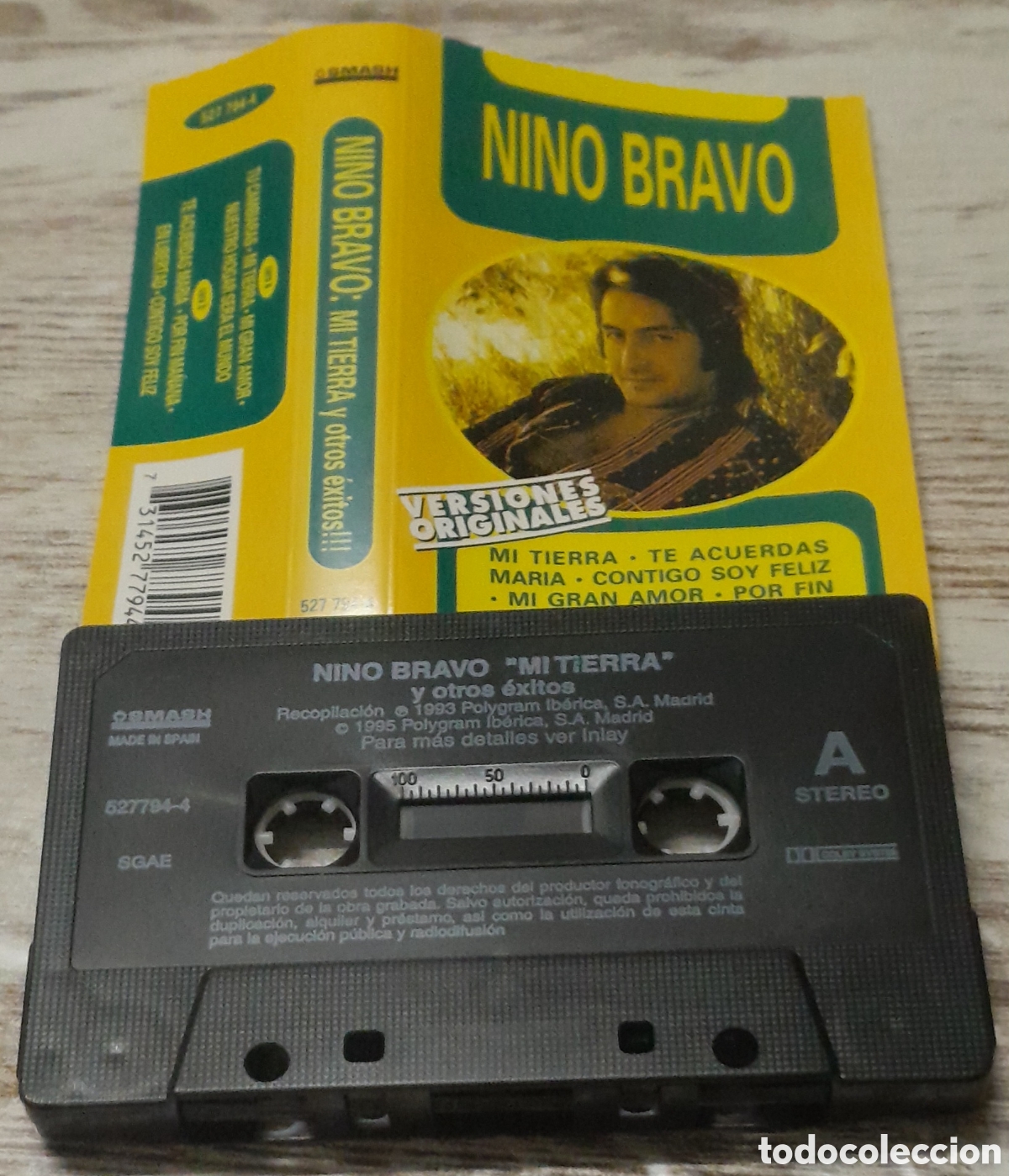 Casetes antiguos: NINO BRAVO - MI TIERRA Y OTROS &Eacute;XITOS!!! - Foto 1