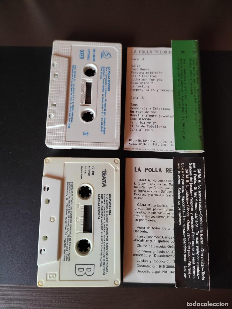 Casetes antiguos: LOTE PACK CINTA CASSETTE POLLA RECORDS - Foto 2