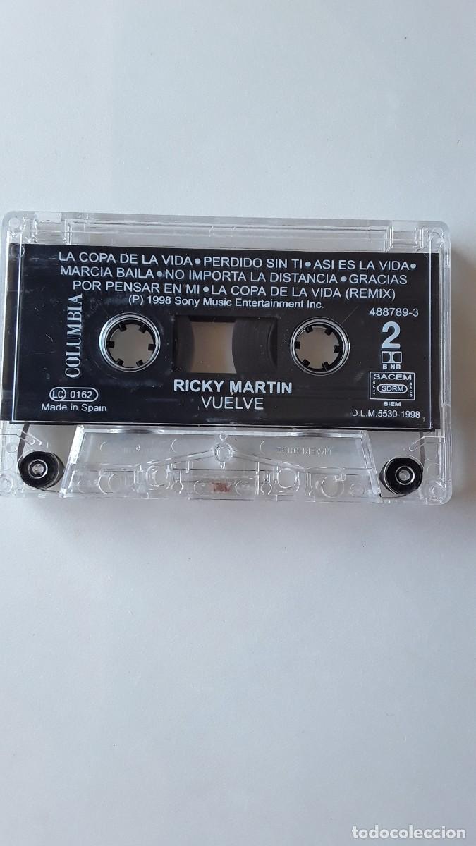 Casetes antiguos: CASSETE RICKY MARTIN .VUELVE. - Foto 3